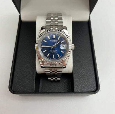 Seiko Mod Datejust (Blue Jubilee )