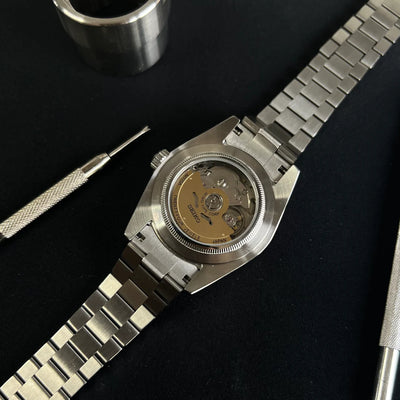 Seiko Mod Datejust (witte president)