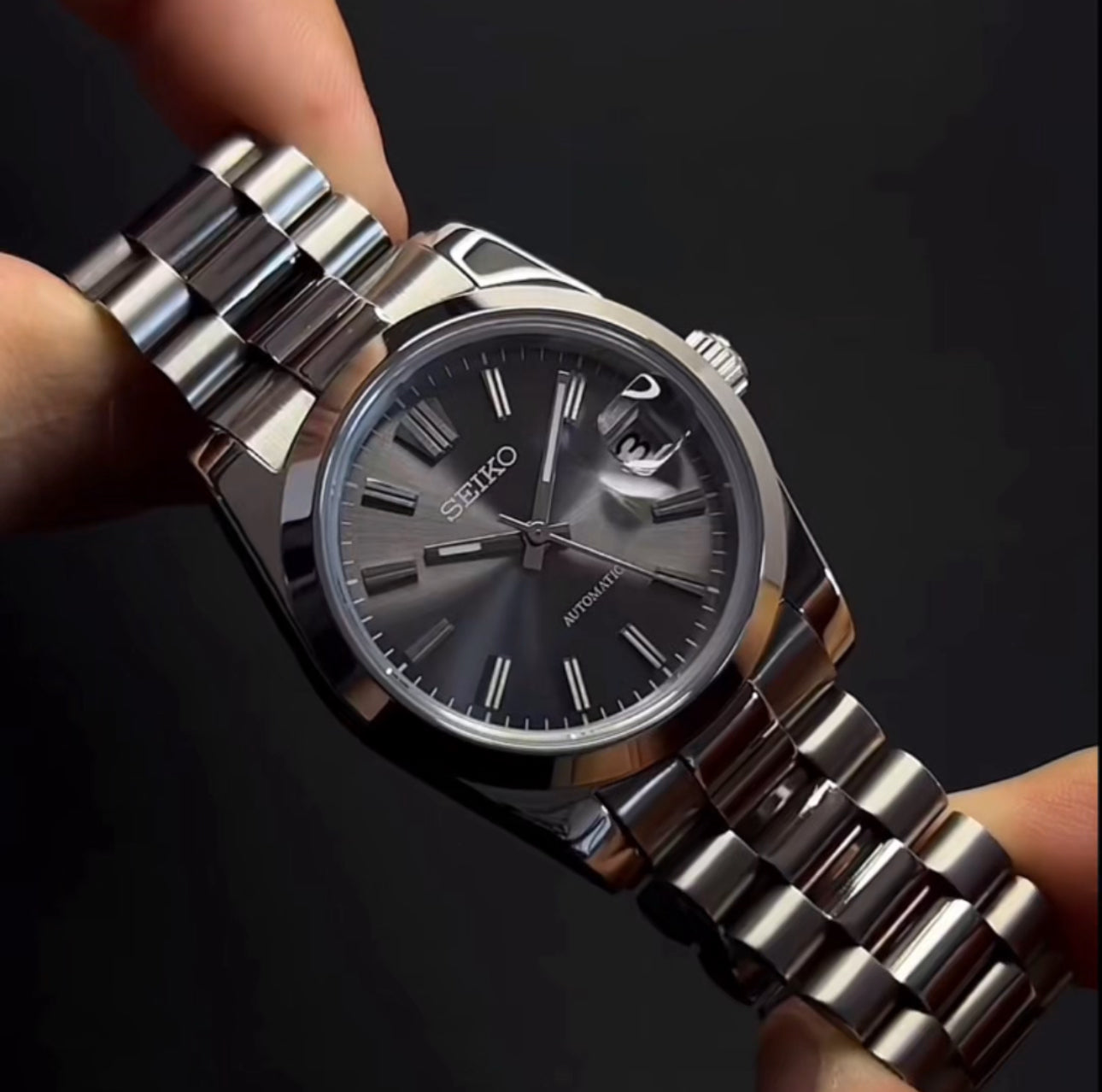 Seiko Mod Datejust type 2(Grey President)