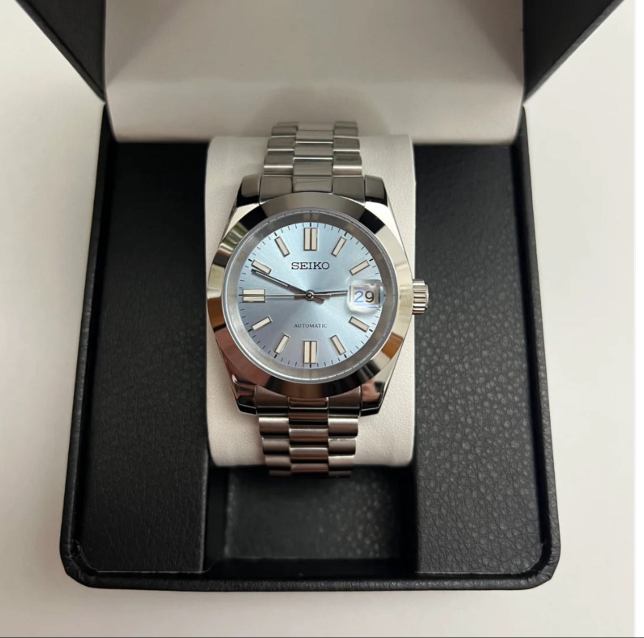 Seiko Mod Datejust (Ice Blue Jubilee)