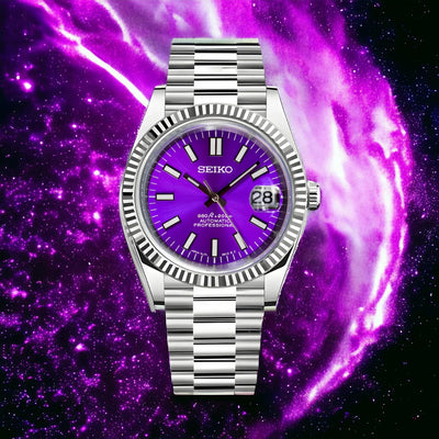 Seiko Mod Datejust (Purple Dial)