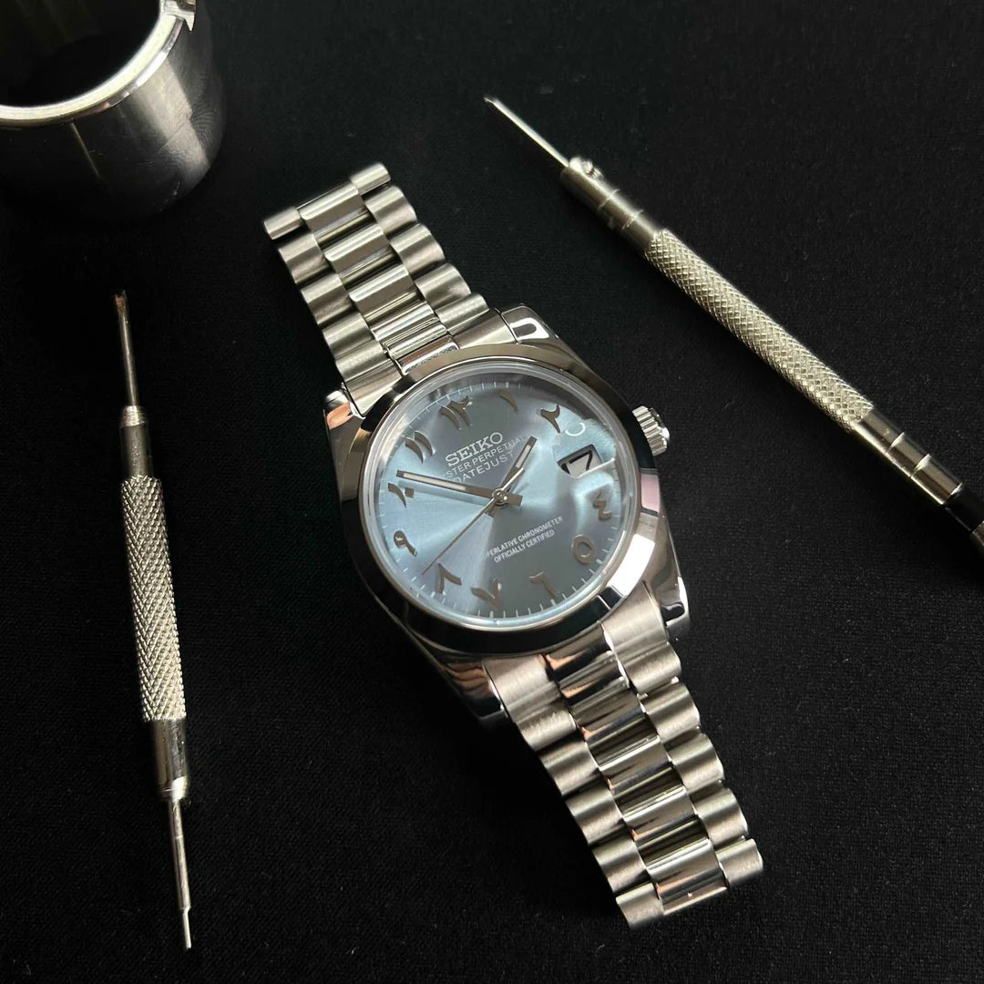 Seiko Mod Datejust (Tiffany Arabisch)