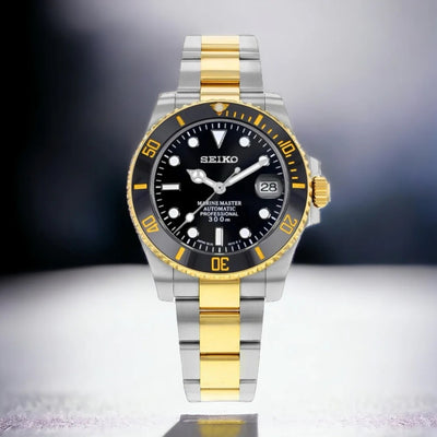 (Copy) Seiko Mod Submariner Twotone