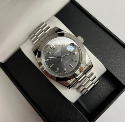 Seiko Mod Datejust type 2(Grey President)