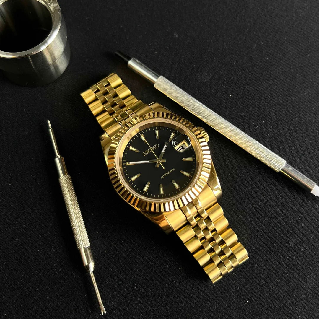 Seiko Mod Datejust (gouden jubileum)