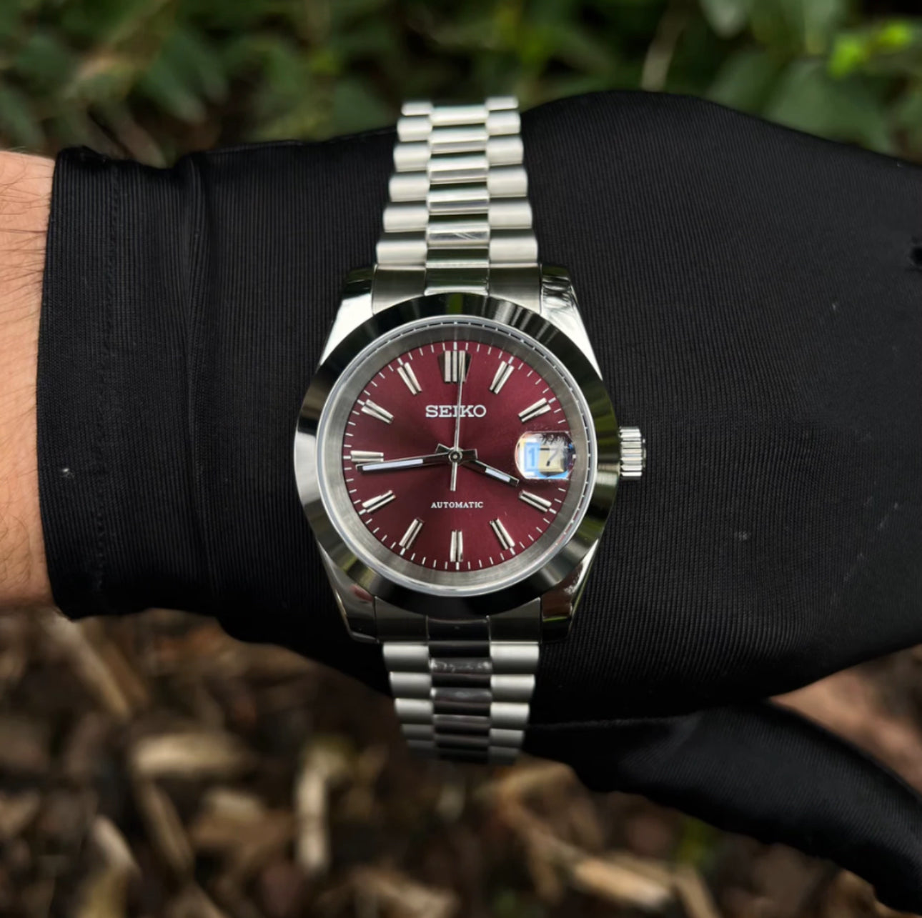 Seiko Mod Datejust (Président Rouge)