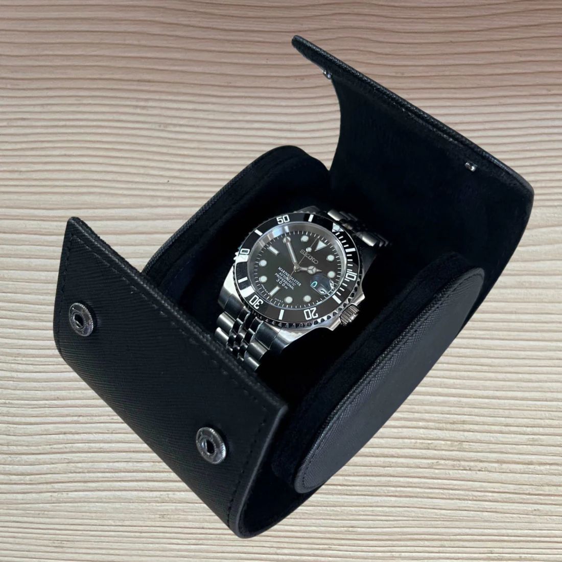 Coffret de voyage pour montre 1 pièce (noir)