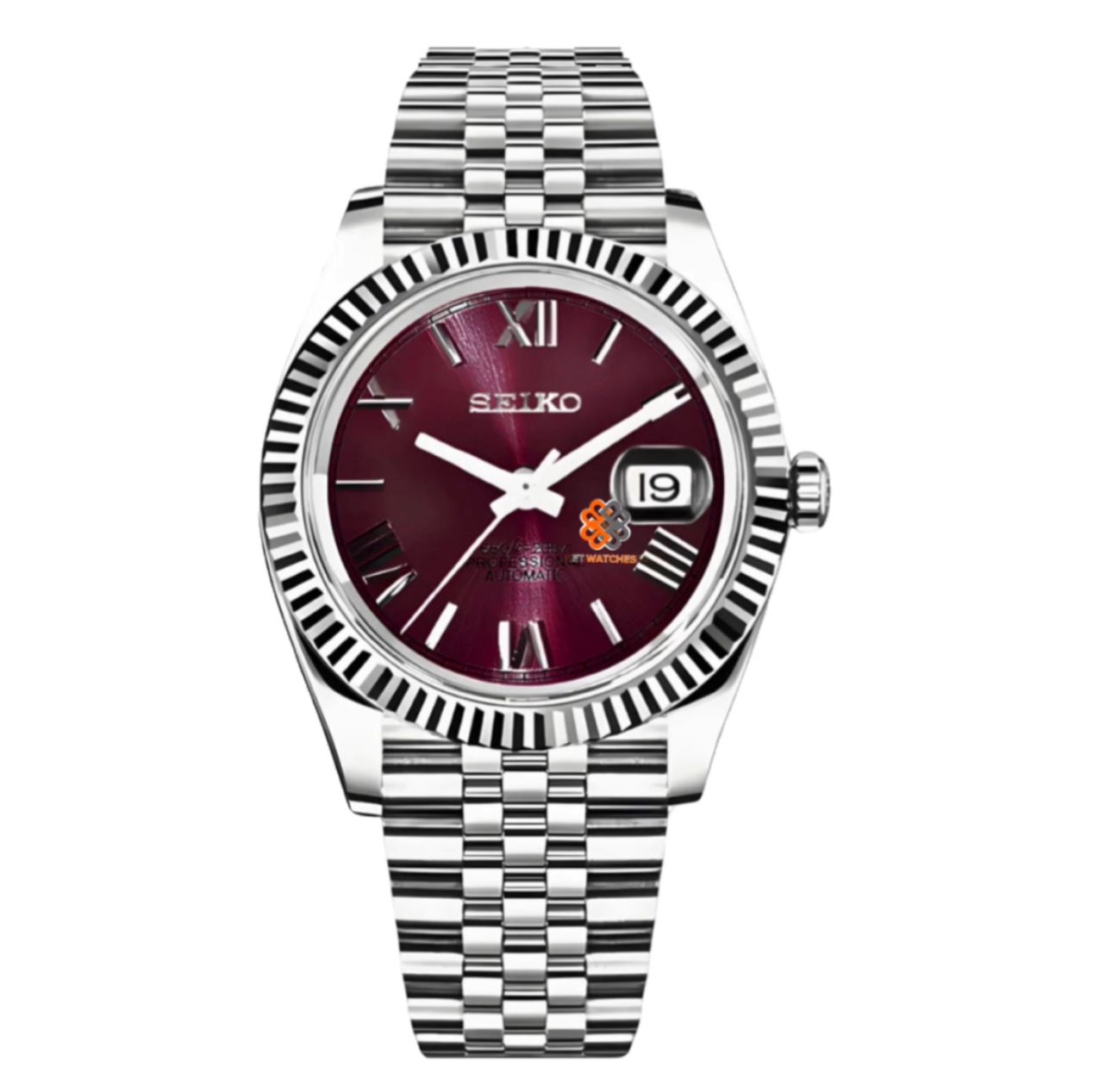 Seiko Mod Datejust (Roman Purple)